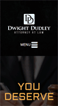 Mobile Screenshot of dwightdudleylaw.com